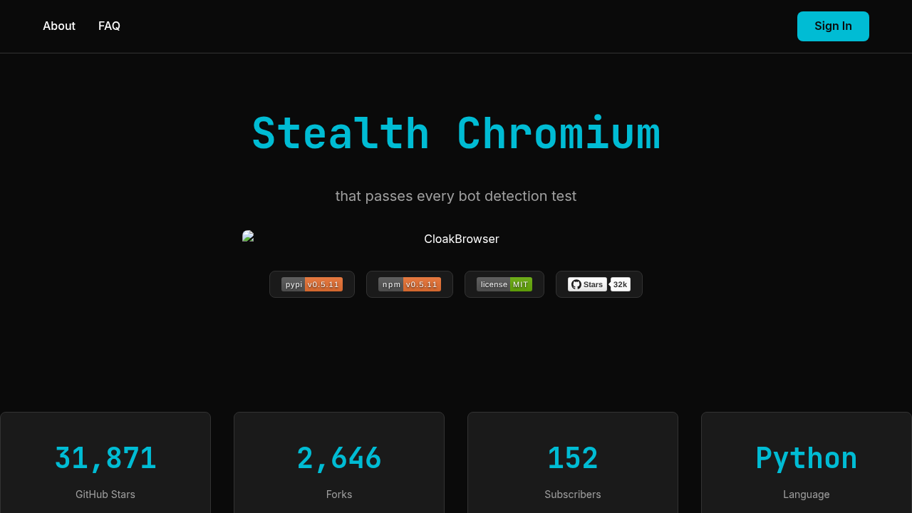 CloakBrowser preview