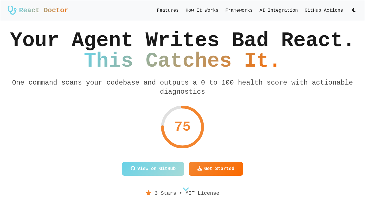 React Doctor preview
